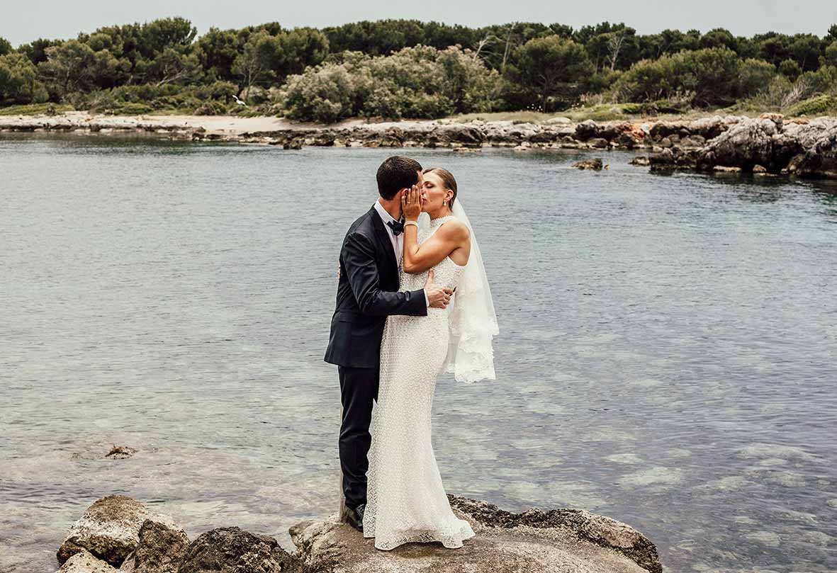 fotógrafos de boda palma de mallorca beso