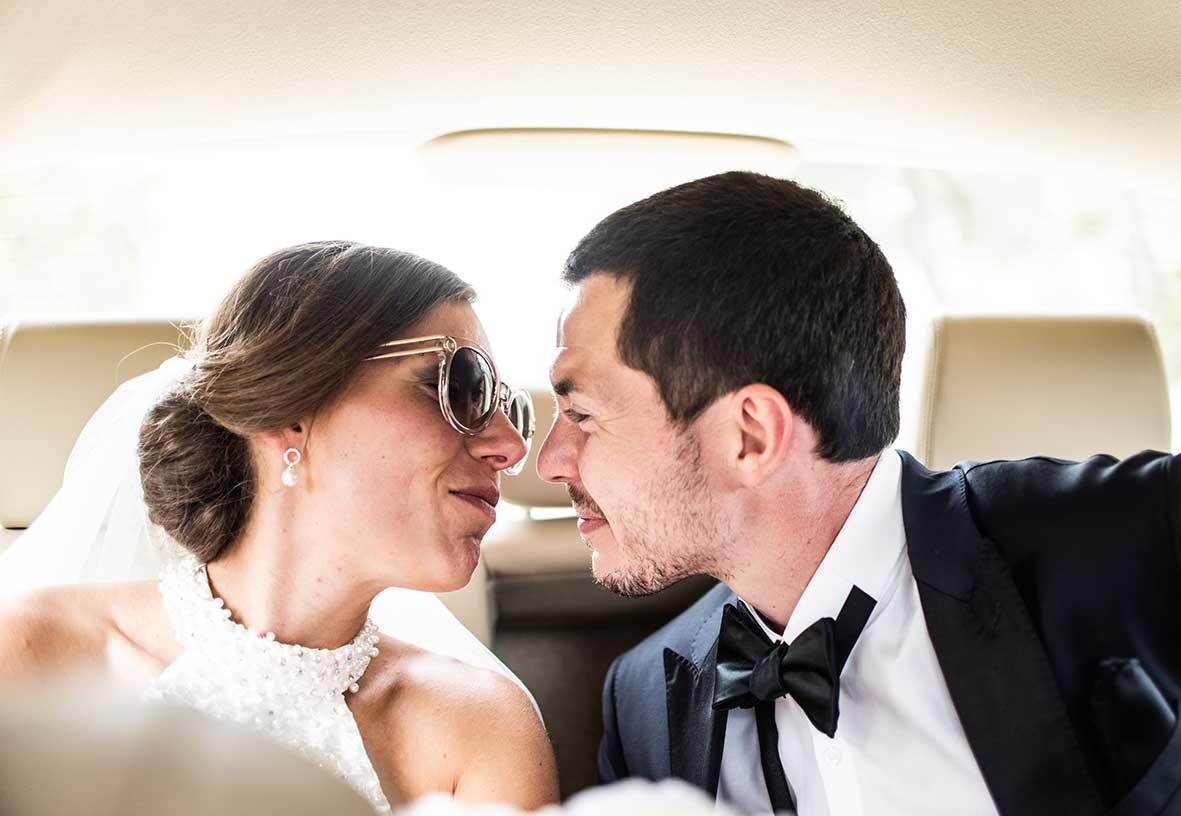 fotógrafos de boda Palma de Mallorca coche