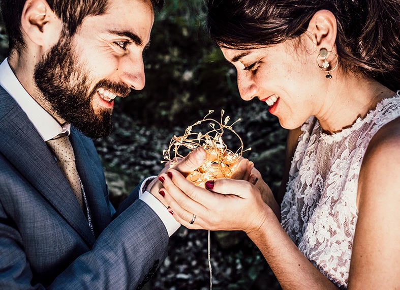 postwedding photographer mallorca sweet lights