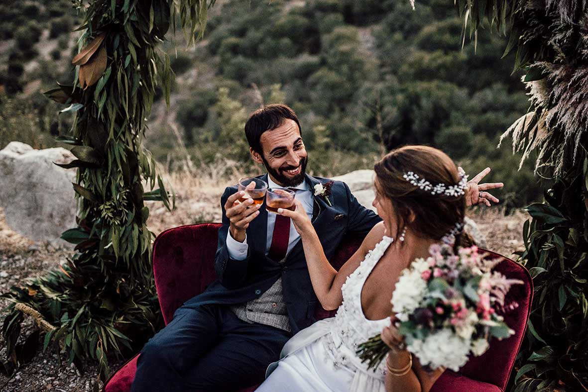 "ALT"wedding photographers in mallorca cheers