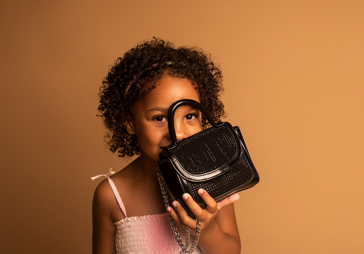 "ALT"book profesional de fotografía infantil en Mallorca bolso"