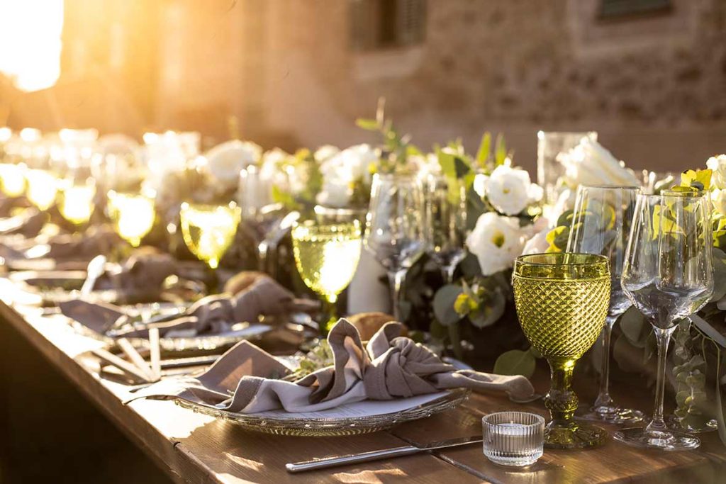 "ALT"boda filipina en Mallorca decoración mesas"