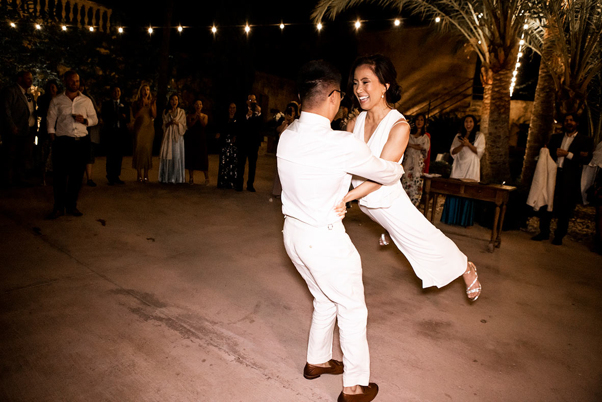 "ALT"boda filipina en Mallorca baile nupcial en el aire"