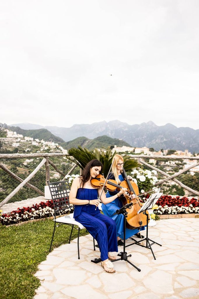 "ALT"boda en la costa amalfitana duo de cuerda"