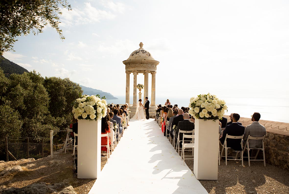 "ALT"boda en son marroig deia mallorca decoracion ceremonia"