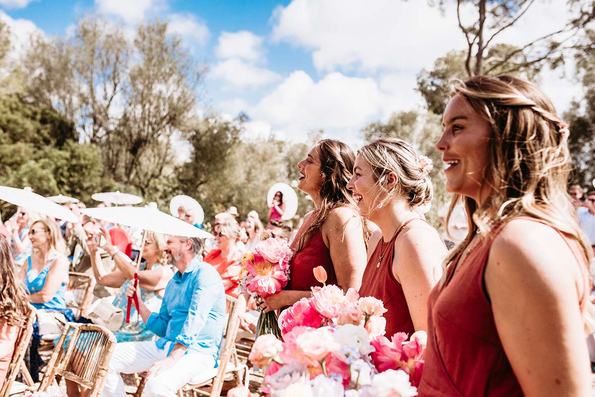 "ALT"boda inglesa en mallorca ceremonia bridesmaids"