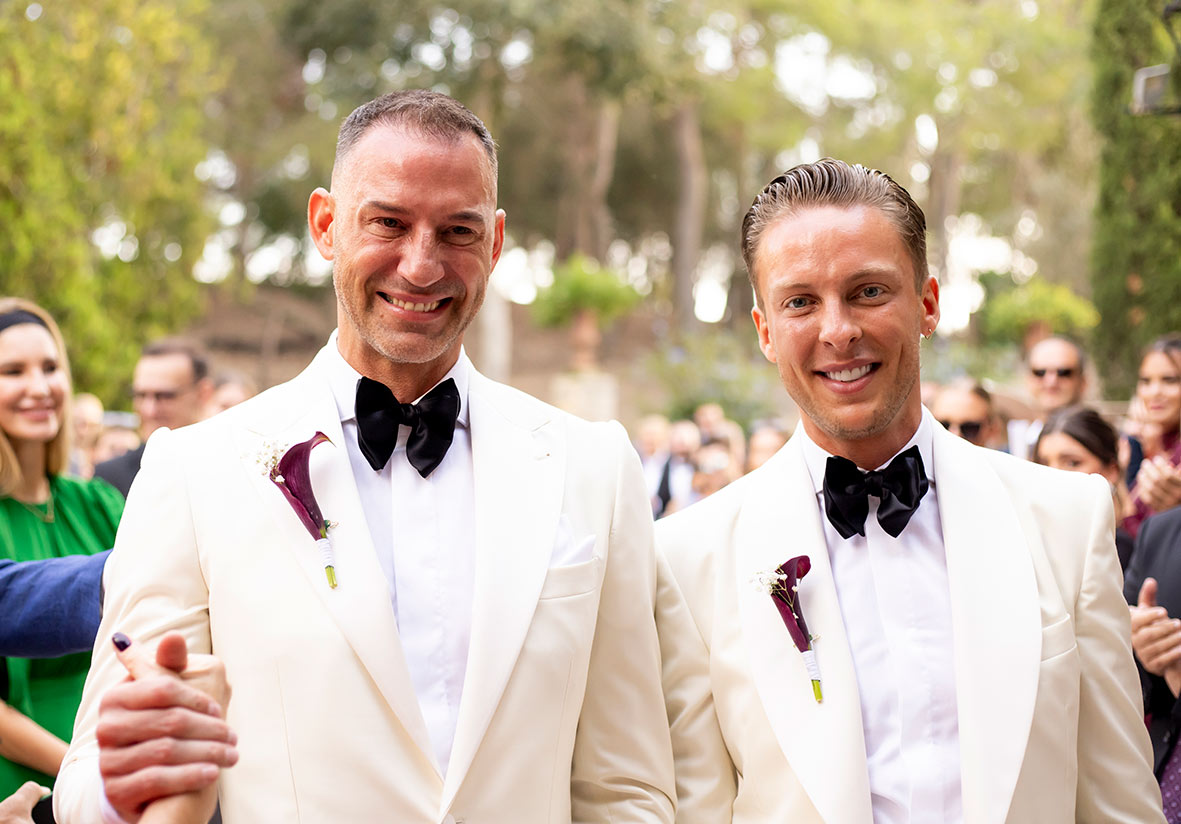 "ALT"boda lgtbi en mallorca entrada ceremonia"