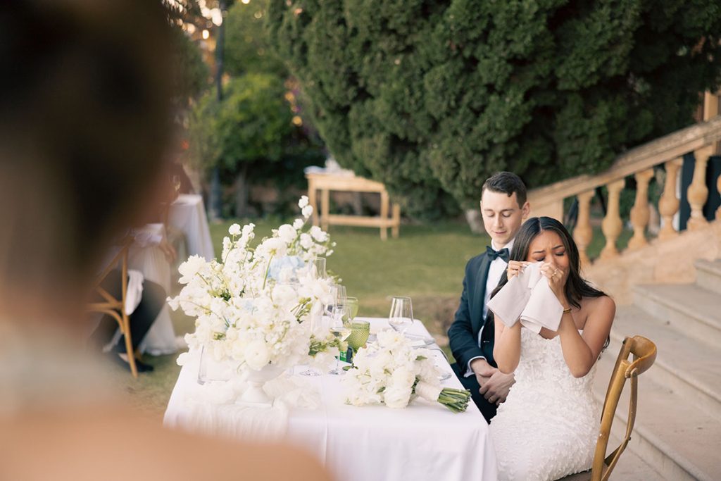 "alt"son togores boda en mallorca emocion discurso"