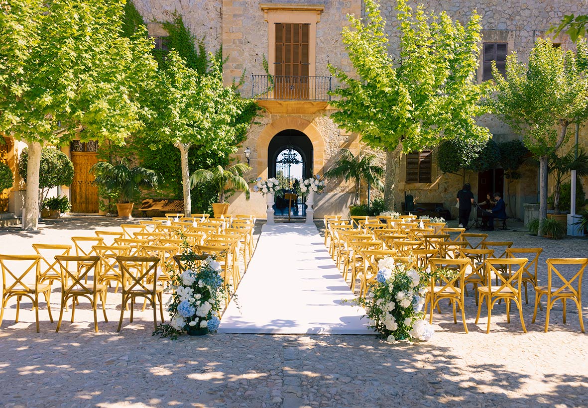 "alt"son togores boda en mallorca zona ceremonia"