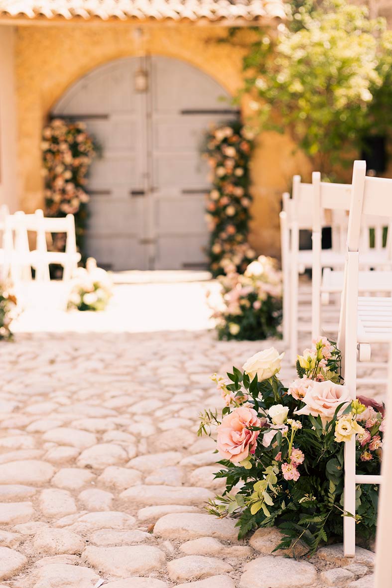 "alt"boda en finca las barracas mallorca zona ceremonia"