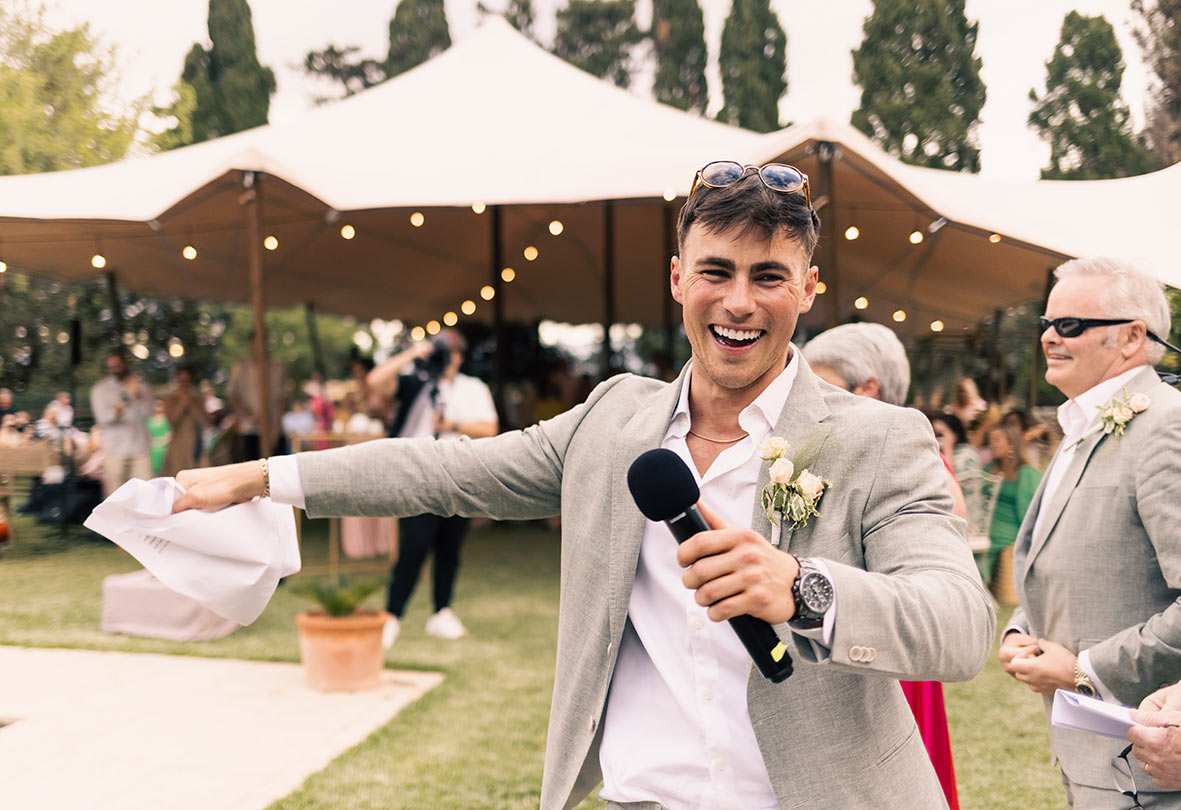 "alt"fotografo de boda lgtb en mallorca hermano discurso coctel"