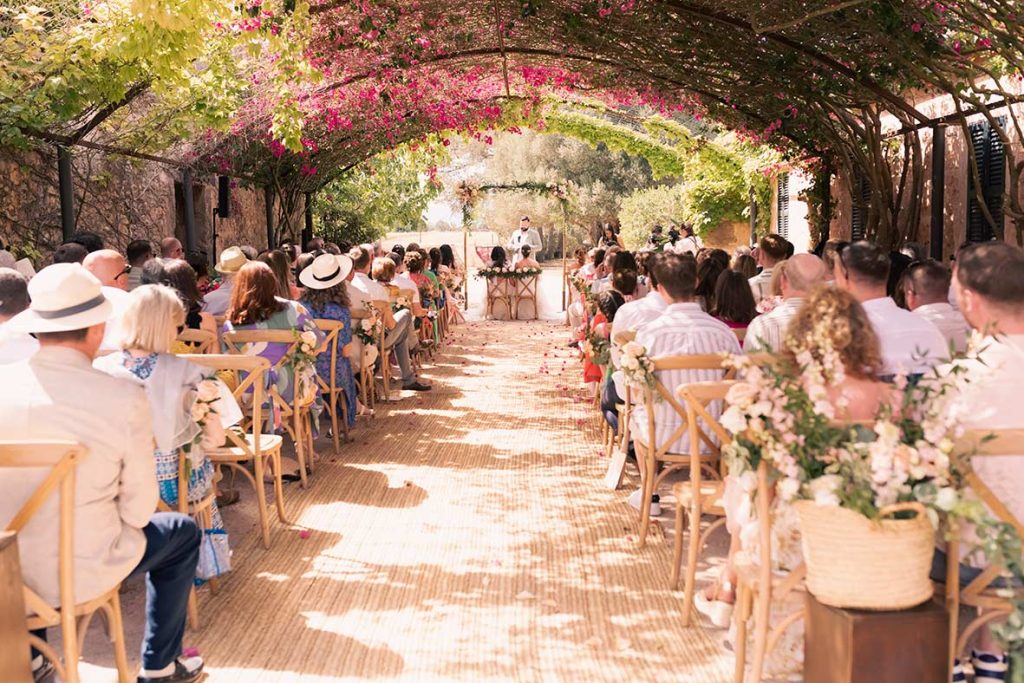 "alt"fotografo de boda lgtb en mallorca son mesquida nou ceremonia"