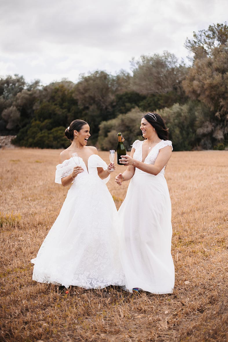 "alt"fotografo de boda lgtb en mallorca cava"