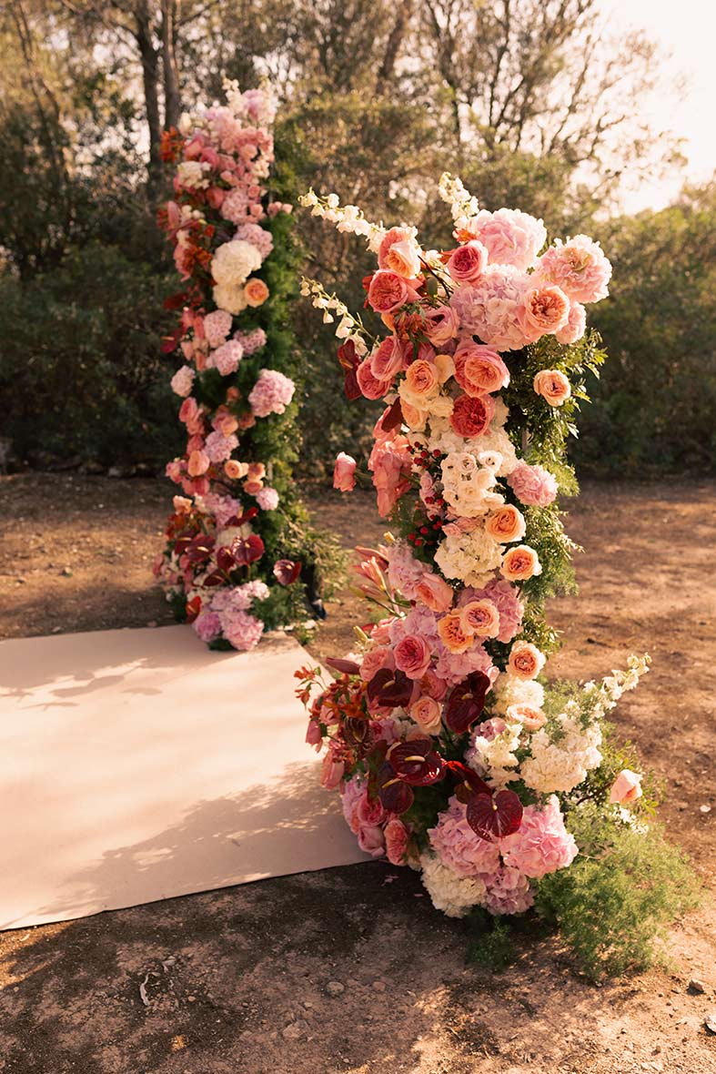 "alt"boda en finca son veri mallorca flores ceremonia"