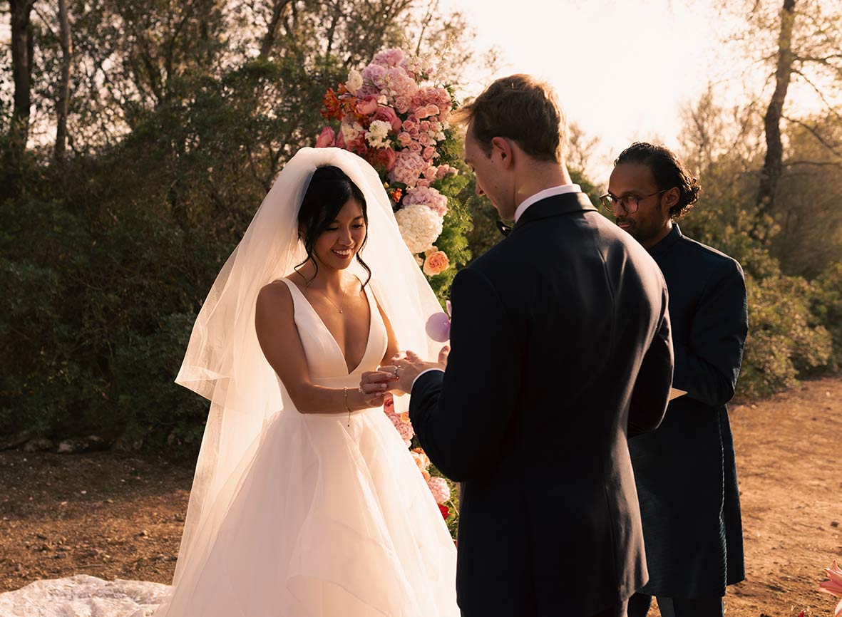 "alt"boda en finca son veri mallorca momento anillos"