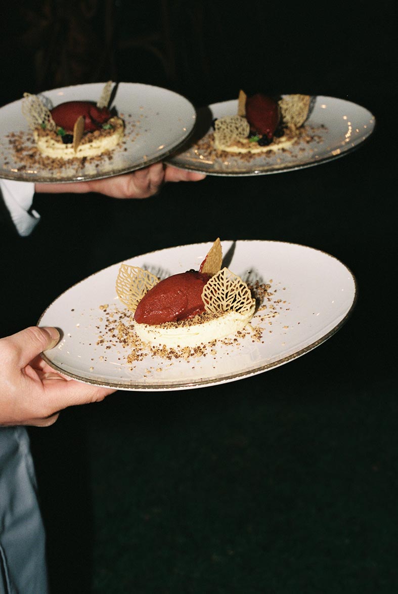 "alt"los mejores caterings para bodas en mallorca postre marc fosh"